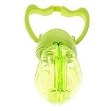 Kesoto 全4色 シリコーン乳首 赤ちゃんおしゃぶり ベビー歯がため 0〜6ヶ月 - グリーンラウンドヘッド