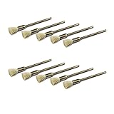 JINTONG ワイヤーブラシ カップ型 豚毛 10個入り