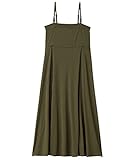 アビックス アルゴヴィア らくちんチューブトップワンピース(マキシ丈) M-L カーキ ベア天竺 376440