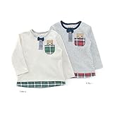Piccolo(ピッコロ) 長袖Ｔシャツ (70～90cm) キムラタンの子供服 (34001-171a) キナリ 70