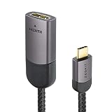 USB C to HDMI Adatper - 4K 60Hz - 24K Gold Plated Connectors, USB 3.1 & Thunderbolt 3 Compatible with MacBook Pro, iPad Pro, iMac 4K / 5K / Pro, Surface Book 2 S8 S9 Note 8 9