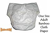 Adjustable Reusable/Washable BAMBOO ADULT Cloth Diaper/Nappy+2 Insert S/M/L Baby by BubuBibi [並行輸入品]