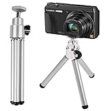 DURAGADGET Portable Lightweight Aluminium Tripod with Sturdy Collapsible Legs for Panasonic Lumix DM