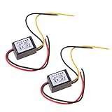 IPOTCH 2個入り　降圧電源モジュール　DC-DCステップダウン　12V〜3.3V 　2Aカー　電源アダプタ　輸出短絡保護