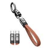 GLOWZEN usb c ケーブル 短い type-c 22CM 240W 急速充電 データ伝送 Type-Cストラップ データケーブル（ブラウン）