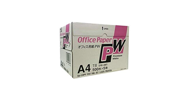 Amazon オフィス用紙 コピー用紙 2500枚 500枚 5冊 Premium White Office用紙 高白色度90 64g 1m2 サイズ コピー 事務用品 パソコン ペーパー 用紙 紙 コストコ 5721 コピー用紙 文房具 オフィス用品