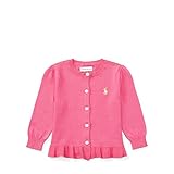 ラルフローレンの子供服　POLO　RALPHLAWREN　ベビー女の子　カーディガン　９０ｃｍ [並行輸入品]