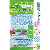 通気性に優れた背抜きガーデニングフィット手袋 L【 12個セット】 45-794