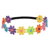 SODIAL(R) 子供の多色なひまわりのヘッドバンド　ヘアバンド　ヘッドセットフープ　黒いゴムバンド付き　多色