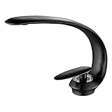Wovier Oil Rubbed Bronze Bathroom Sink Faucet,Single Handle Single Hole Vessel Lavatory Faucet,Basin