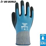 ユニワールド/ワンダーグリップ アクア WONDER GRIP Aqua/1双 カラー：ライトブルー サイズ：M 品番：WG318