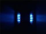 新型ソーラー2×3LED（6LED） 青色『常時点灯タイプ』道路鋲、路肩鋲、階段ランプ【 省エネ 】【 耐久性 】アルミ合金 … [並行輸入品]