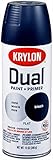 Krylon 8831 'Dual' Flat Black Paint and Primer - 12 oz. Aerosol [並行輸入品]