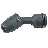 ミトロイ(MITOLOY) インパクトレンチ用 ユニバーサルエクステンションソケット 1/2 6角 mm 全長100mmタイプ P4US19-100