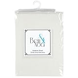 Kushies Baby Ben & Noa Bassinet Sheet Flannel Natural Solid [並行輸入品]