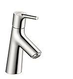 Hansgrohe 72018 Talis S 1.0 GPM単穴浴室の蛇口with Quickclean、Com、 72018001