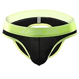 CSMARTE メンズ下着 Jockstraps ンズ パンツ ジョックストラップ 男性下着 Gストリング (1 枚黒い, L)