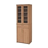 JK Keittio 北欧キッチンシリーズ 幅60 食器棚 ウォールナット FAP-0020NABK