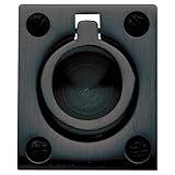 Baldwin 0395102 Flush Ring Pull, Oil Rubbed Bronze by Baldwin