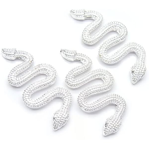 商品説明必読!!蛇 スネーク ネイルパーツ 5個 Amazon | ネイルパーツ 蛇 5個セット 3D立体 合金 蛇 ネイル