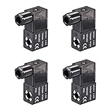 LEDライト付き4V210シリーズ用eDealMax DC 24V電気ソレノイドエアバルブコイル4本