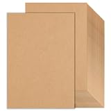 Acidea クラフト板紙 "800gsm-A5" 25枚 厚さ約1ｍｍ 1枚約25ｇ ペーパーエントランス クラフト板紙 厚紙 カード 台紙 カード用紙 工作 超厚