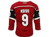 ユースMinnesota Wild Mikko KoivuリーボックレッドレプリカPlayer Hockey Jersey M