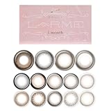 カラコン LARME MELTY 1month ラルムメルティワンマンス(1箱2枚) 度数：-6.50 カラー：バターココア