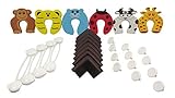 Baby Proofing Corner Guards 30-Piece Baby Safety Kit Extra Dense Unique Gift Animal Themed Door Stop