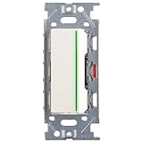 スガツネ工業 ガイドランプ付 埋込シングルスイッチ ピュアホワイト PXP-J-NKW01009-PW