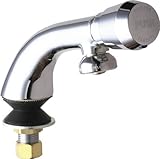シカゴ洗面807 – 665pshab Single Supply Hot / Cold Water Basin蛇口with SE、 クローム 807-665PSHABCP 1