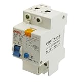 DealMux AC 230V 25A単極過負荷保護漏電ブレーカ1P + N