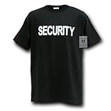 Rapid Dominance J25-SEC-BLK-02 Law Enforcement Training Shirt, Security, Black, Medium
