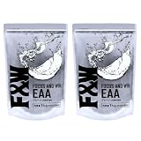 F&W(エフアンドダブリュー) EAA 1kg 100食分 計量スプーン付 必須アミノ酸 国内製造 (2Kg, プレーン）
