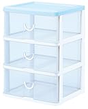 サンコープラスチック 収納引き出し エルピス クローゼット No.300 ライトブルー 約幅50×奥行44.1×高さ69.3cm 453358