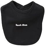 Babygags Boob Man Bib, Black by Silly Souls