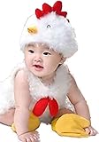 (イモクリコ) Imocrico ベビー 着ぐるみ にわとり 全身セット 赤ちゃん 年賀状 撮影 酉年 帽子 靴