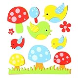 Demiawaking 3Dウォールステッカー 可愛い動物 子供部屋 ベビールーム シール式 装飾 おしゃれ EVA環境保護 1#