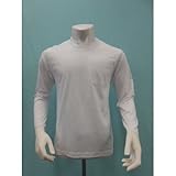 長袖丸首ポケット付Tシャツ 13-651 ホワイト L