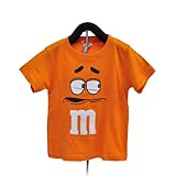 (エムアンドエムズ)M&M's フェイスTシャツ****オレンジ**** (2T（90cm）)