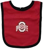 NCAA Ohio State Buckeyes幼児ニットよだれかけ、ワンサイズ、レッド/ブラック