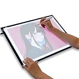 THANKO 超軽量 無段階調光LEDトレース台 A3サイズ GDTSA3SBK トレース台 無段階調光 LED付き ライトテーブル トレス台 薄型