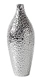 Torre & Tagus 902076B Lunar Vase, Medium, Silver [並行輸入品]