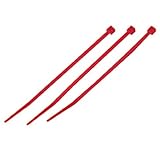 マーベル(MARVEL) ケーブルタイ 赤 MCT-165RD