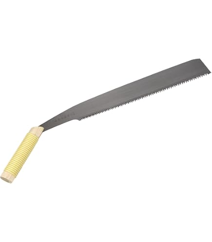 ノコギリ　手曲鋸　インテリア　全長約90センチ　山の神　特製 角利産業 両刃鋸 240mm 41303 1個 - アスクル