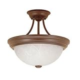 Millennium照明573 2ライトsemi-flush天井器具、 573-BZ 1