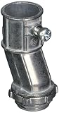 Halex 03705b電気メタリックチューブを設定ボックスオフセットコネクタねじ亜鉛( 10ピース)、1 / 2 "