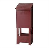 セトクラフト 宅配メールボックス キューブ レッド SI-2884-RD-2800