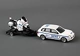 Daron NYPD Die-Cast Auto Trailer Set (1:64 Scale) [並行輸入品]