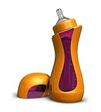 iiamo go イアモゴー 哺乳びん(プラスティック製) オレンジ/パープル